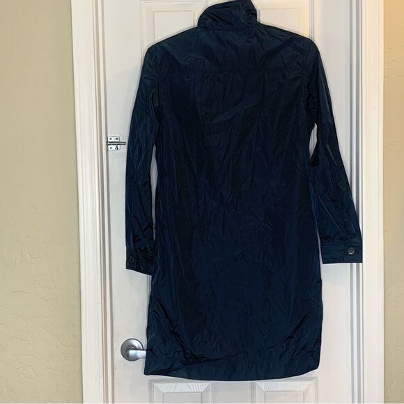 Nuala x Puma Lightweight Raincoat Trench Coat Blue Size Large - Picture 13 of 13